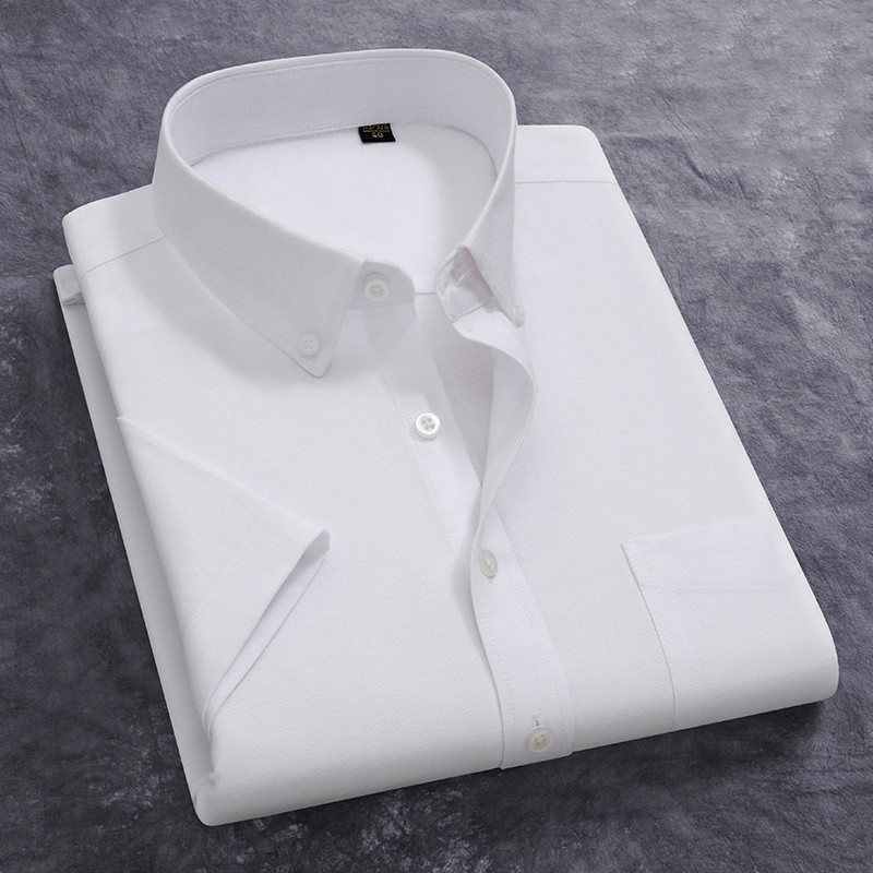 Oxford Cotton Casual Shirt Business - Męska koszula Oxford ze 100% bawełny,