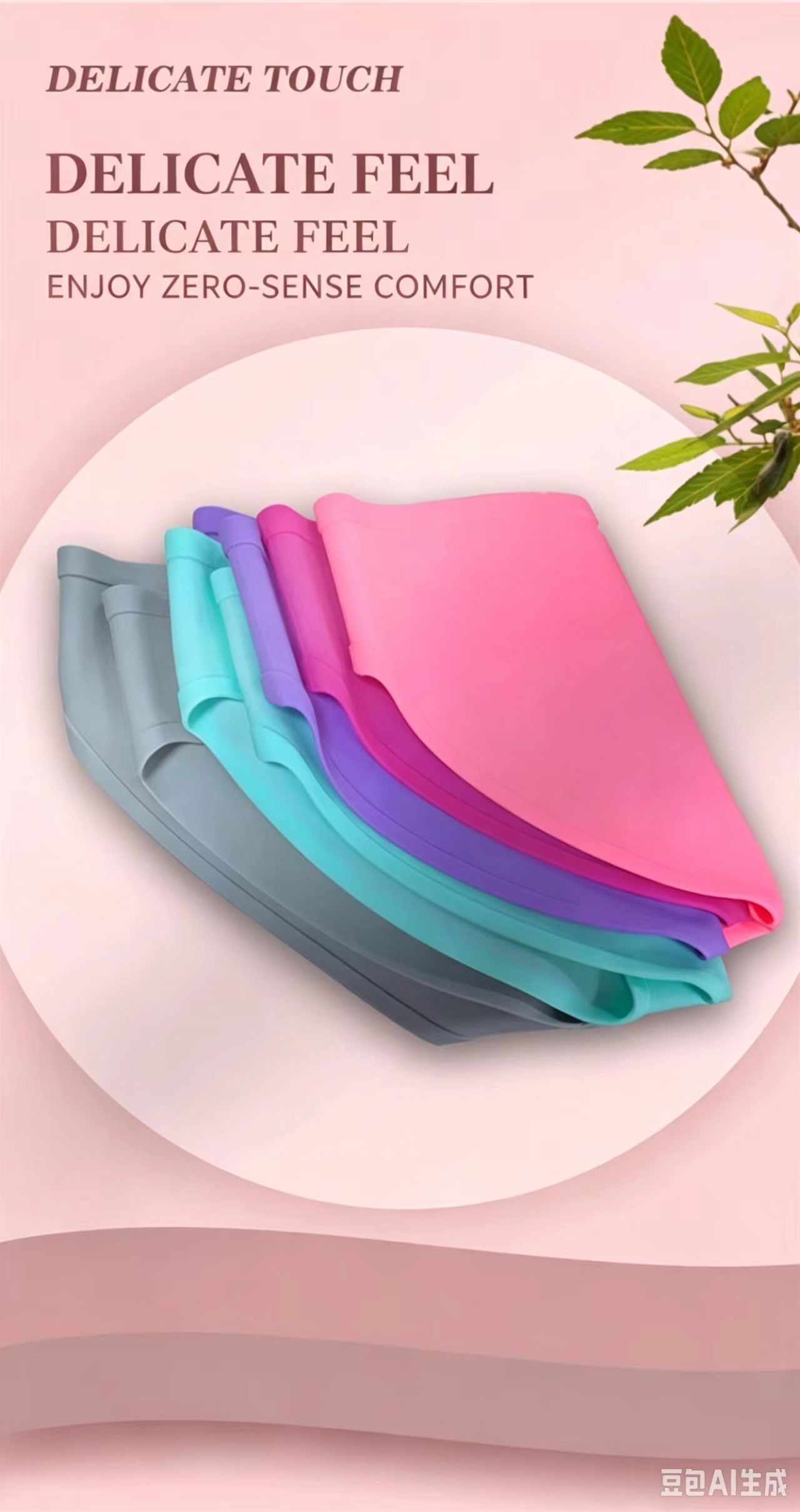 Underwear - Silikonowe majtki kąpielowe z niskim stanem,