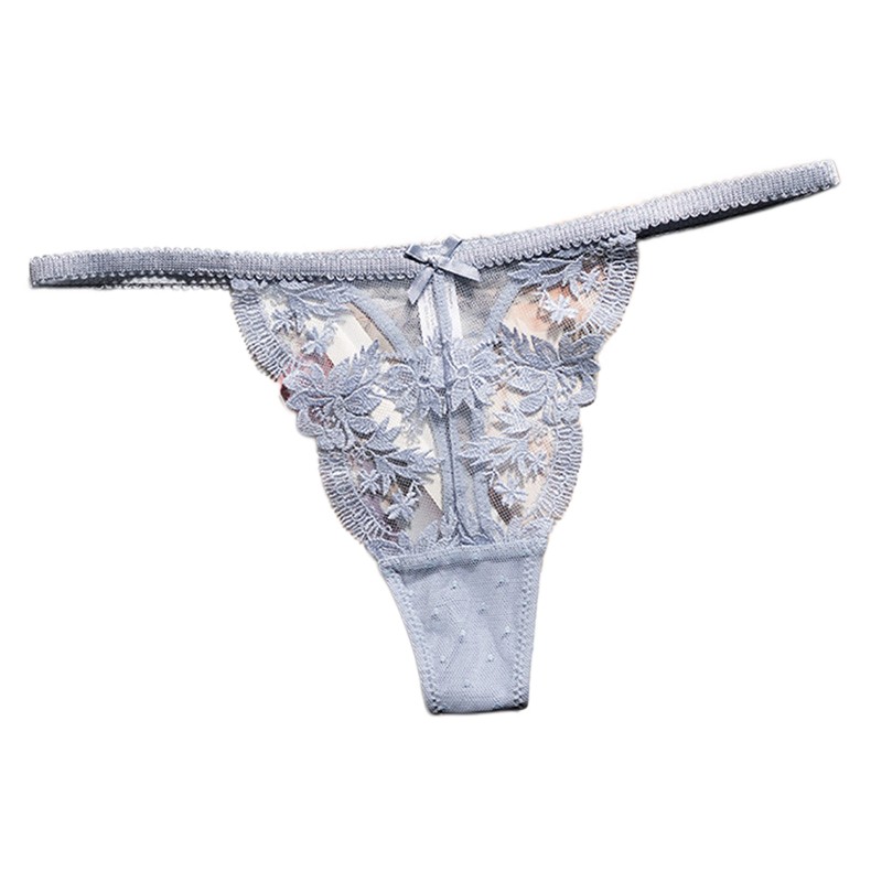 Underwear - Koronkowe Majtki Stringi Damskie Bielizna Oddychające