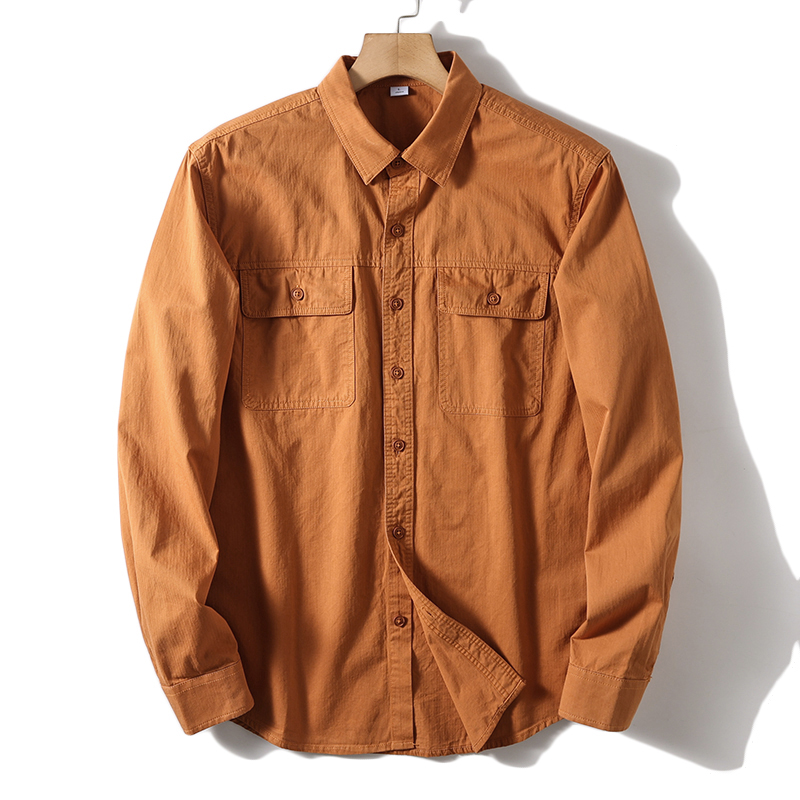 Oxford Cotton Casual Shirt Business - Nowy męski moda biznesowa na co