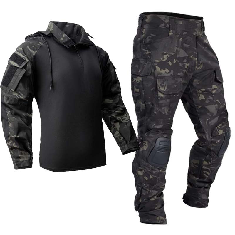 Tactical Military Shirt Cargo - Męskie taktyczne uniformy wojskowe, odzież outdoorowa,
