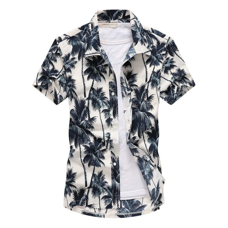 Letnie męskie hawajskie koszul – Vintage Hawaiian Floral Shirt recenzja i cena