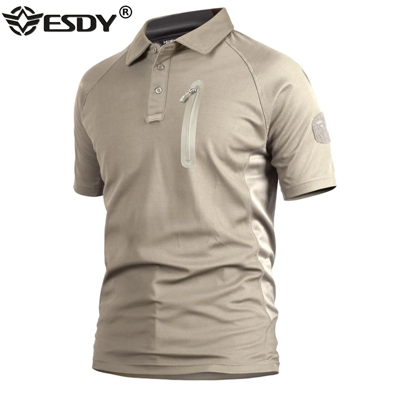 2025 letnia męska krótka koszu – Tactical Military Shirt Cargo recenzja i cena