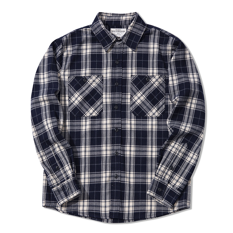 Męska klasyczna koszula flanel – Flannel Plaid Shirt Heavy Weight recenzja i cena