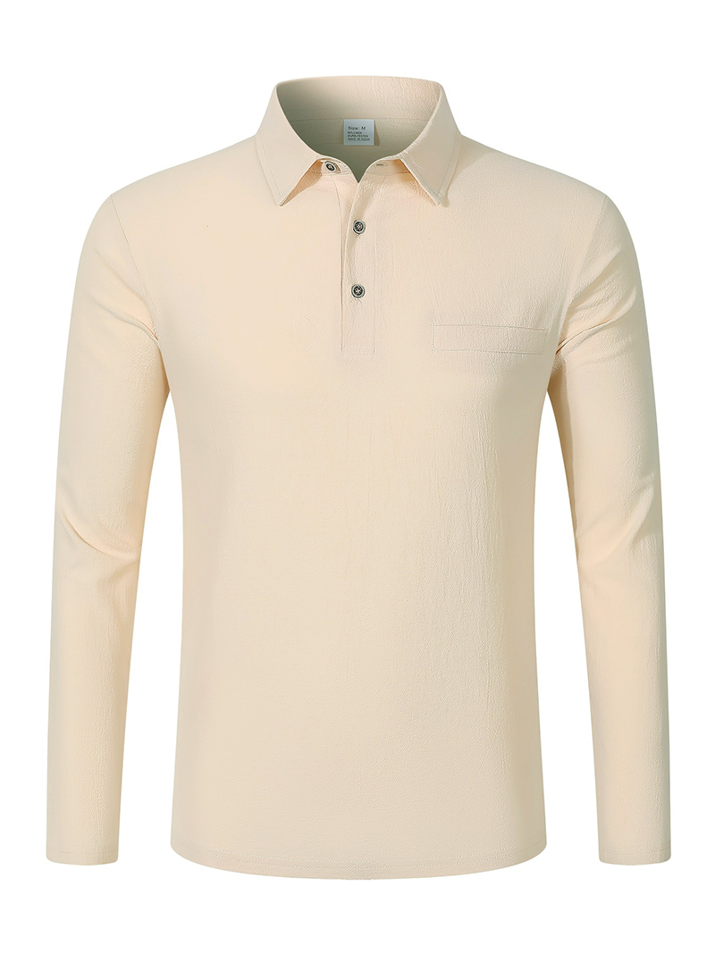 Męska koszulka polo z długim r – Mens Linen Shirt Long Sleeve recenzja i cena