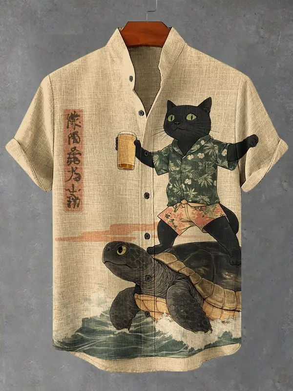 Fioletowa Koszula Hawajska z K – Vintage Hawaiian Floral Shirt recenzja i cena