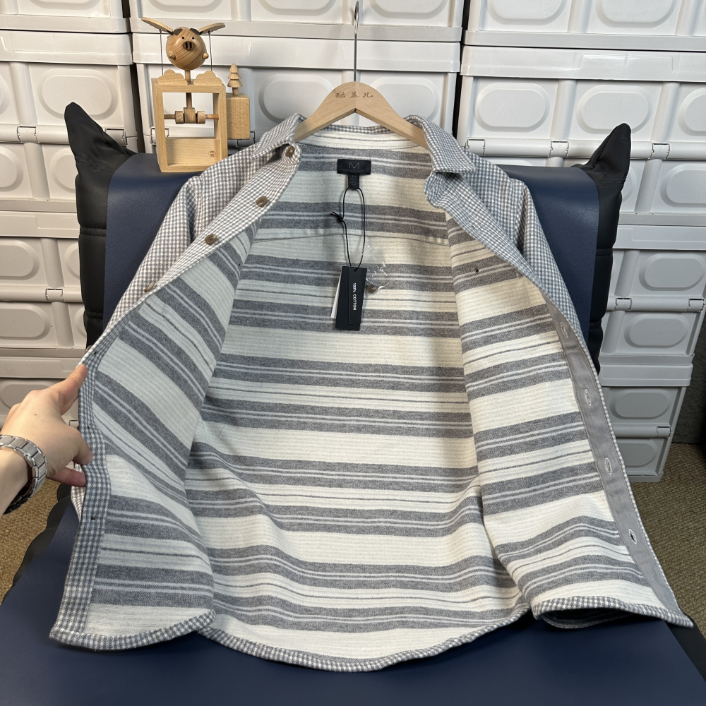 Męska kurtka w stylu koszuli z – Flannel Plaid Shirt Heavy Weight recenzja i cena