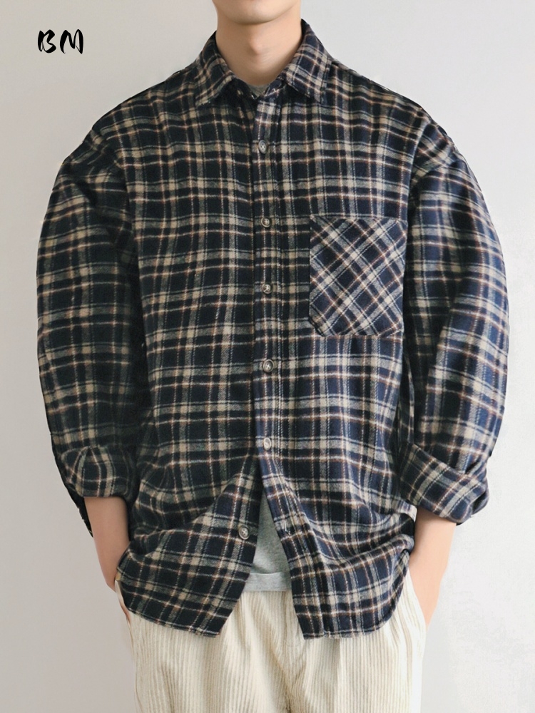 ‌ Męska koszula flanelowa w st – Flannel Plaid Shirt Heavy Weight recenzja i cena