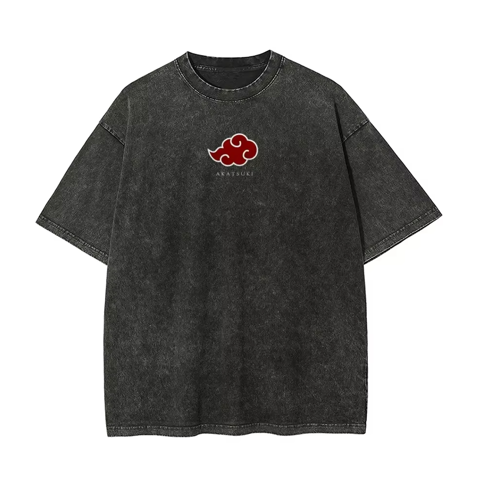 Nowa Koszulka Naruto Itachi Uc – Acid Wash Vintage Graphic T Shirt recenzja i cena