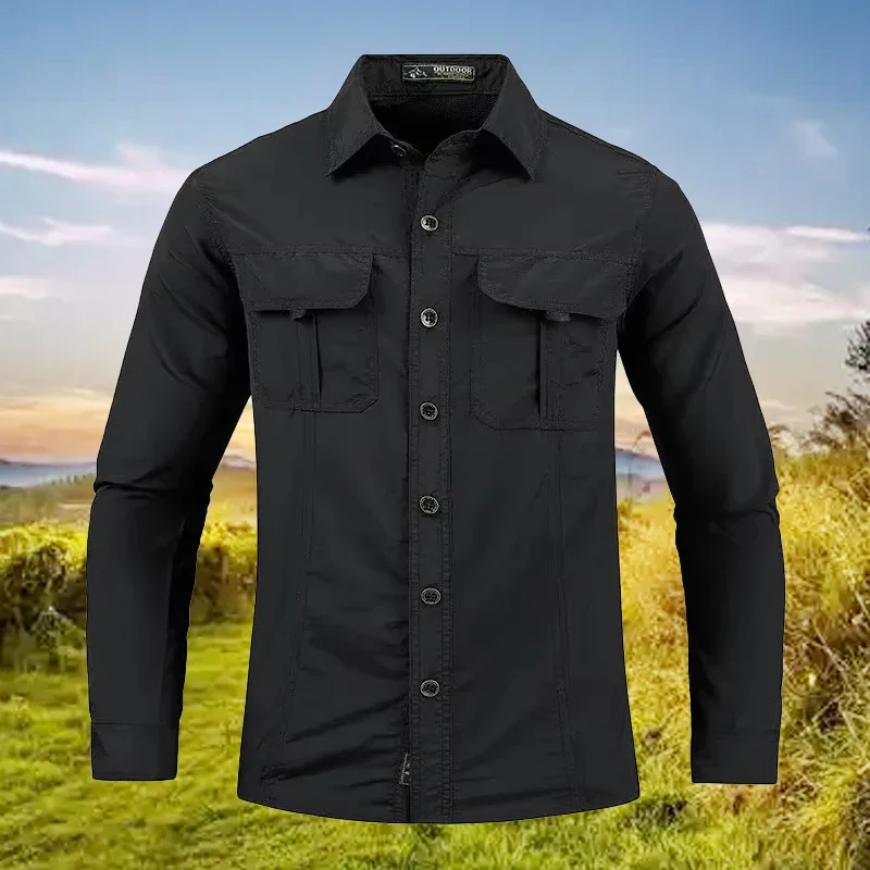 Męska koszula taktyczna 5XL, l – Tactical Military Shirt Cargo recenzja i cena