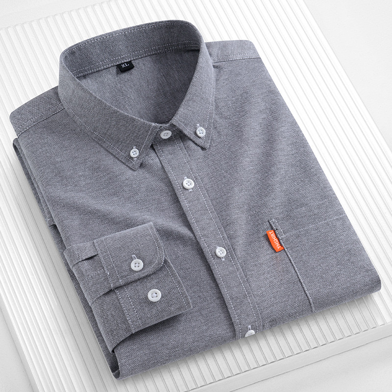 Męska koszula biznesowa ze 100 – Oxford Cotton Casual Shirt Business recenzja i cena