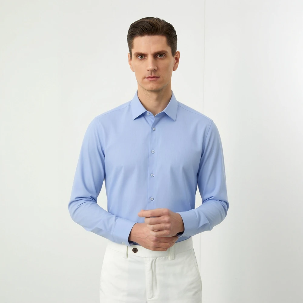 Męska koszula biznesowa casual – Breathable Bamboo Fiber Shirt Non Iron recenzja i cena
