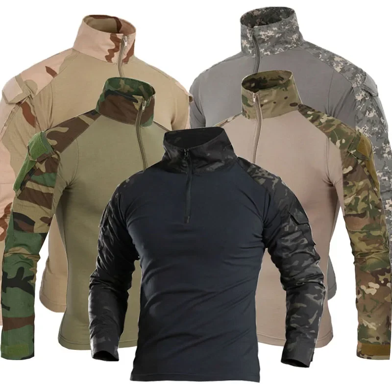 Koszulki bojowe Camo Cargo spo – Tactical Military Shirt Cargo recenzja i cena