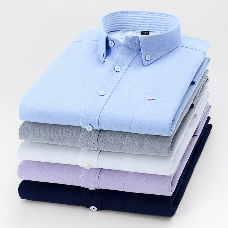 100% czystej bawełny Oxford Mę – Oxford Cotton Casual Shirt Business recenzja i cena