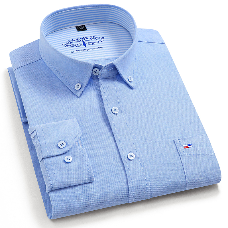 100% czystej bawełny Oxford Mę – Oxford Cotton Casual Shirt Business recenzja i cena
