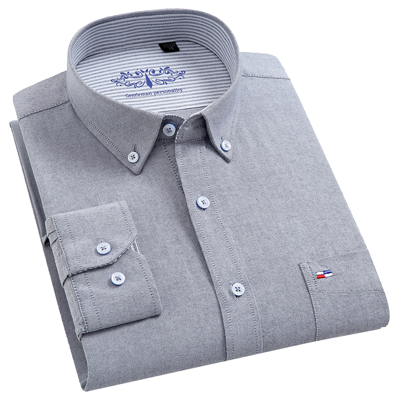 100% czystej bawełny Oxford Mę – Oxford Cotton Casual Shirt Business recenzja i cena