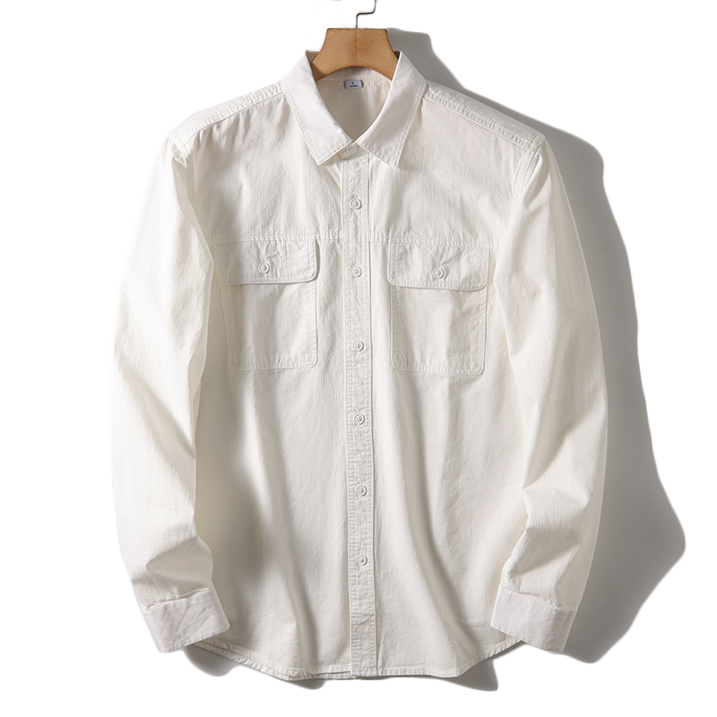 Nowy męski moda biznesowa na c – Oxford Cotton Casual Shirt Business recenzja i cena