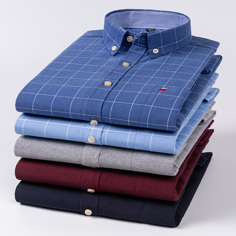 Męskie koszule codzienne Baweł – Oxford Cotton Casual Shirt Business recenzja i cena