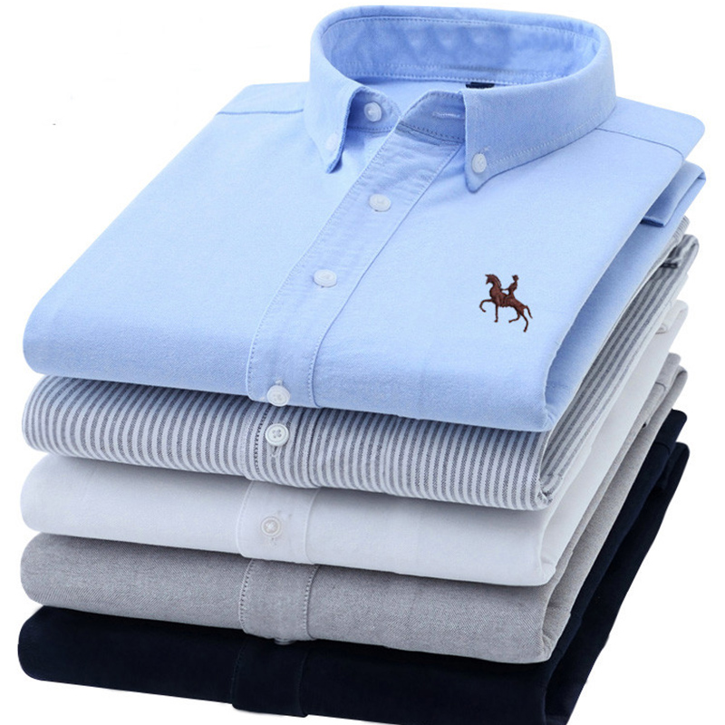 S-6XL Koszule Oxford dla mężcz – Oxford Cotton Casual Shirt Business recenzja i cena