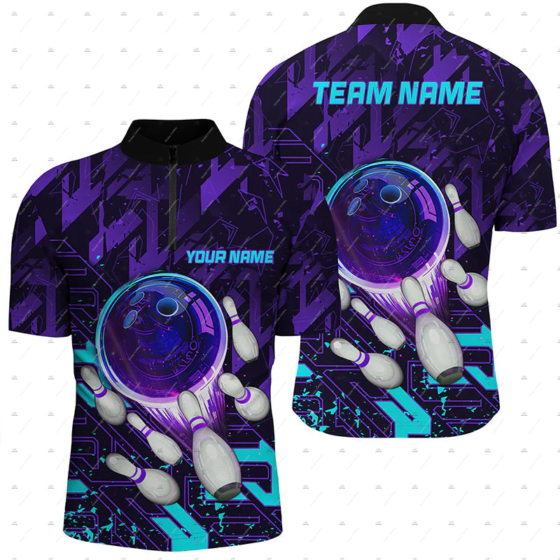 Koszulki Polo z Krótkim Rękawe – Short Sleeve Bowling Shirt Retro recenzja i cena