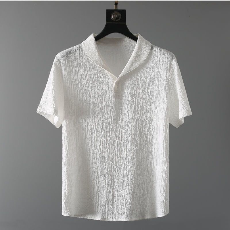 Letni ultracienki dwuczęściowy – Mens Linen Shirt Long Sleeve recenzja i cena
