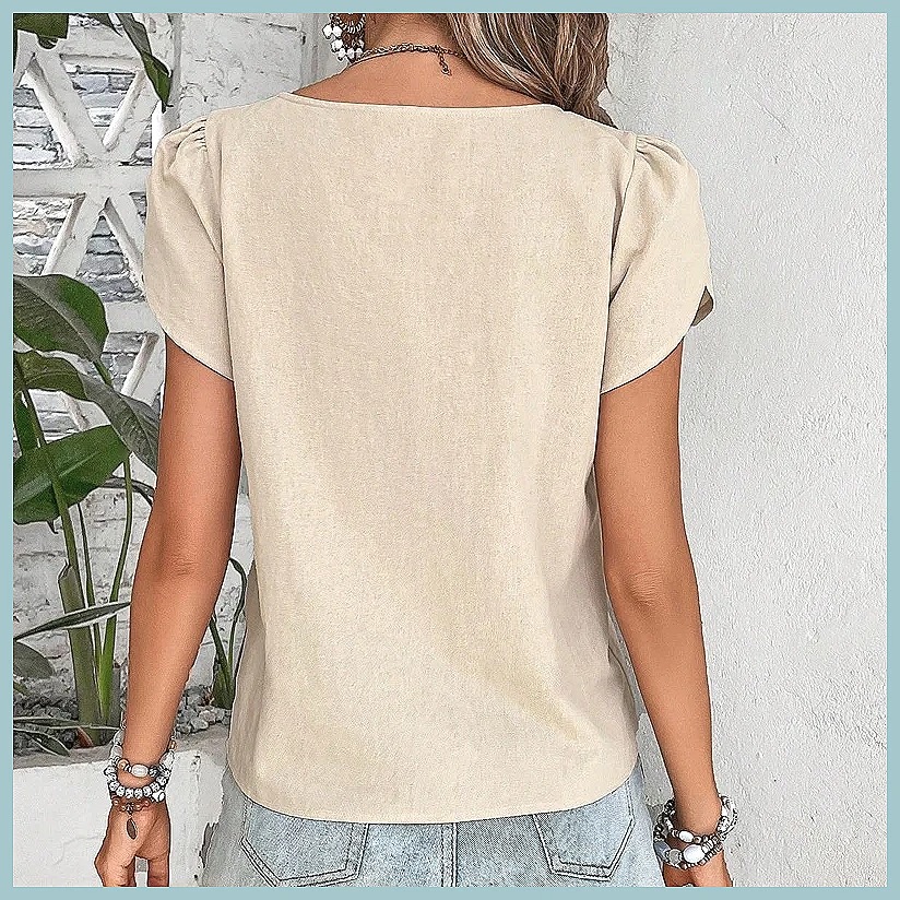 Damska bluzka w jednolitym kol – Shirts recenzja i cena