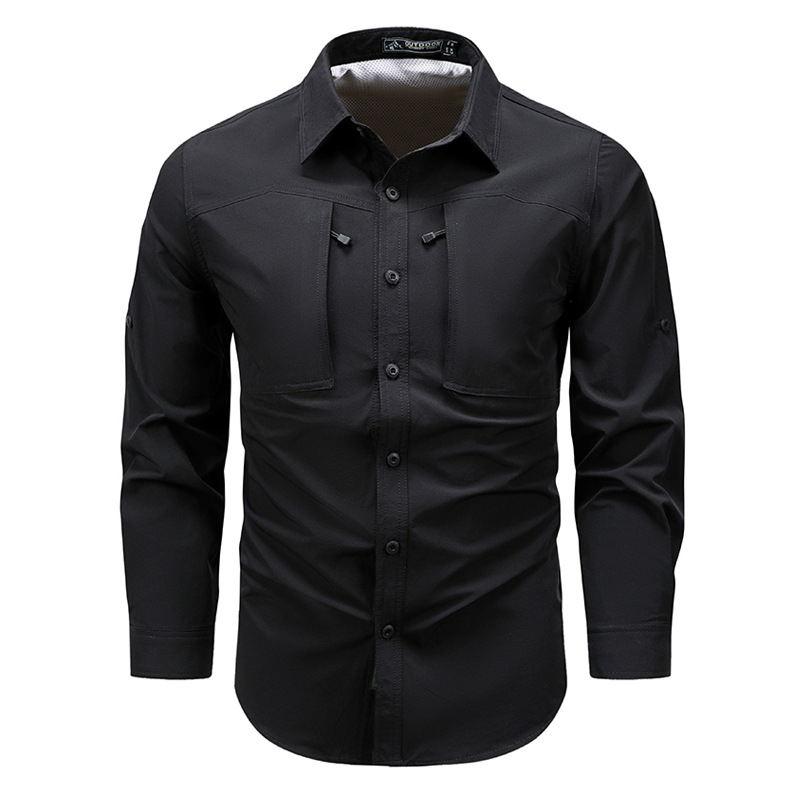 Męskie koszule cargo z długim  – Tactical Military Shirt Cargo recenzja i cena